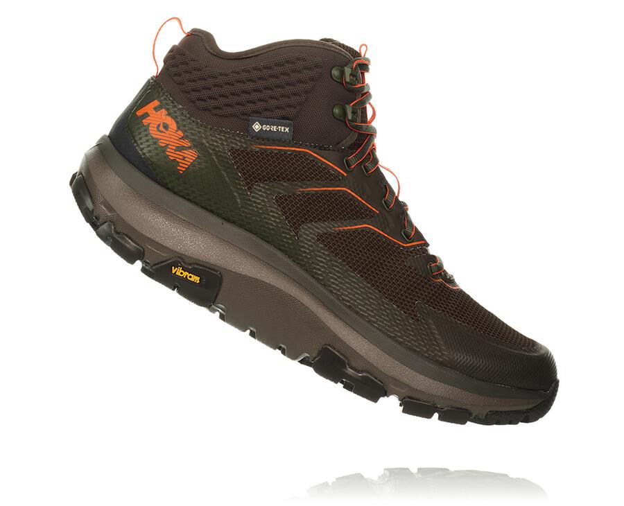 Hoka One One Wandelschoenen Heren - Toa Gore-Tex - Bruin - WV4132708